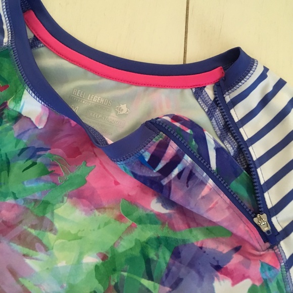 Reel Legends Keep It Cool Print Top - Picture 5 of 8